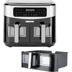 Geepas 9L XL Dual Zone Air Fryer & 10L Air Fryer Drawer Combo Geepas 9L XL Dual Zone Air Fryer & 10L Air Fryer Drawer Combo