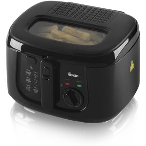 Swan SD6080BLKN 2.5 Litre Deep Fat Fryer with Viewing Window, Adjustable tempera Swan SD6080BLKN 2.5 Litre Deep Fat Fryer with Viewing Window, Adjustable tempera