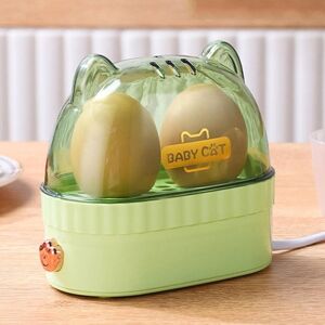 MDSRJONE (Green) Egg poacher Electric boiled eggs machine Egg cooker Kitchen at home MDSRJONE (Green) Egg poacher Electric boiled eggs machine Egg cooker Kitchen at home