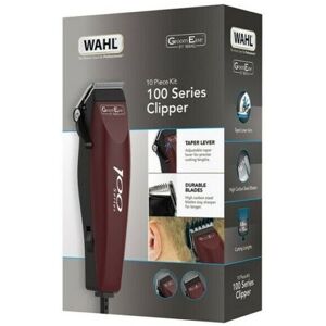 WAHL GROOMEASE100 SERIES 10 PIECE SET HAIR CLIPPER SHAVER UK SELLER BURGUNDY WAHL GROOMEASE100 SERIES 10 PIECE SET HAIR CLIPPER SHAVER UK SELLER BURGUNDY