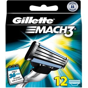 Gillette MACH3 Razor Blades Pack of 12 Refills Gillette MACH3 Razor Blades Pack of 12 Refills