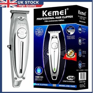 OPH-STORE Kemei KM-1949 Mens Electric Hair Clipper Professional Hair Trimmer USB OPH-STORE Kemei KM-1949 Mens Electric Hair Clipper Professional Hair Trimmer USB