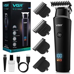 VGR Professional Hair Trimmer Cordless Rechargeable Beard Clippers for Men W VGR Professional Hair Trimmer Cordless Rechargeable Beard Clippers for Men W