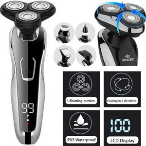 Unbranded Men Cordless LCD Electric Shaver Razor Wet Dry Rotary Shaver Rechargeable Razor Unbranded Men Cordless LCD Electric Shaver Razor Wet Dry Rotary Shaver Rechargeable Razor