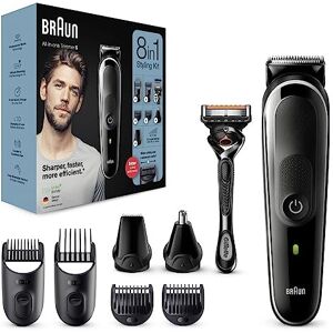 Braun 8-In-1 All-In-One Trimmer Series 5, Male Grooming Kit With Beard Trimmer, Hair C Braun 8-In-1 All-In-One Trimmer Series 5, Male Grooming Kit With Beard Trimmer, Hair C