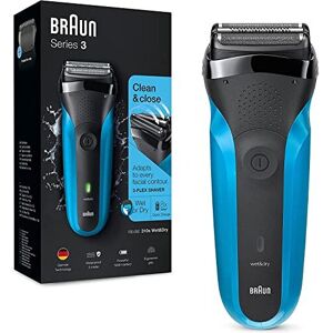 Braun Series 3 Electric Shaver For Men, Wet & Dry, UK 2 Pin Plug, 310, Black/Blue Razo Braun Series 3 Electric Shaver For Men, Wet & Dry, UK 2 Pin Plug, 310, Black/Blue Razo