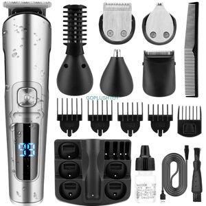 GOPLUSHTOY 11-in-1 Mens Hair Clippers Cordless Electric Beard Trimmer Shaver Set GOPLUSHTOY 11-in-1 Mens Hair Clippers Cordless Electric Beard Trimmer Shaver Set
