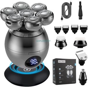 GOPLUSHTOY Head Shavers for Bald Men Electric Razor Wet Dry Cordless Skull Shaver Rotary Sh GOPLUSHTOY Head Shavers for Bald Men Electric Razor Wet Dry Cordless Skull Shaver Rotary Sh