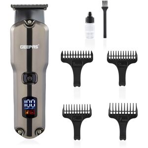 Geepas Hair Clipper Digital Electric Stubble Beard Trimmer LCD Display Geepas Hair Clipper Digital Electric Stubble Beard Trimmer LCD Display