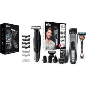 Braun Series XT5 One Blade Hybrid Beard & Stubble Trimmer, Electric Shaver & All-in-on Braun Series XT5 One Blade Hybrid Beard & Stubble Trimmer, Electric Shaver & All-in-on