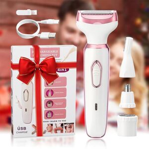 Unbranded 4-in-1 Electric Lady Shaver for Face, Bikini, Arm & Leg Unbranded 4-in-1 Electric Lady Shaver for Face, Bikini, Arm & Leg