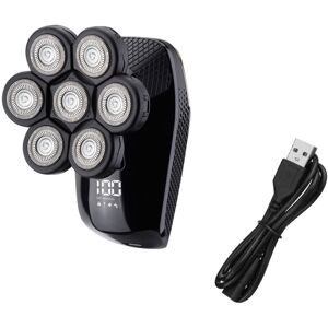 GreenZech (5 Head Razor+Cable) 5 In 1 7D Electric Shaver Beard Razor USB Rechargeable Bald GreenZech (5 Head Razor+Cable) 5 In 1 7D Electric Shaver Beard Razor USB Rechargeable Bald