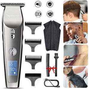 GreenZech 3-in-1 Mens Electric Hair Clipper LCD Digital Display Shavers Trimmers Beard Com GreenZech 3-in-1 Mens Electric Hair Clipper LCD Digital Display Shavers Trimmers Beard Com