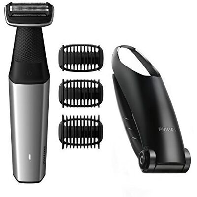Philips Series 5000 Showerproof Body Groomer with Back Attachment and Skin Comfo Philips Series 5000 Showerproof Body Groomer with Back Attachment and Skin Comfo
