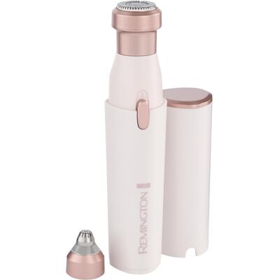 Remington 2-in-1 Facial Hair Remover [Hypoallergenic Attachments, LED Light, USB Remington 2-in-1 Facial Hair Remover [Hypoallergenic Attachments, LED Light, USB