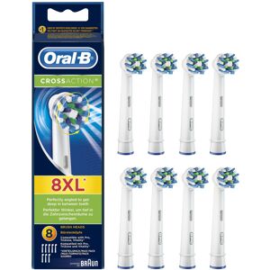 Oral-B CrossAction Electric Toothbrush Replacement Heads - 8 Counts Oral-B CrossAction Electric Toothbrush Replacement Heads - 8 Counts