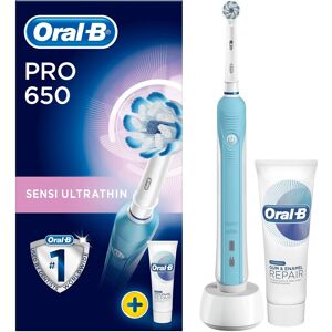 Oral-B Pro 650 Sensi Ultrathin Electric Toothbrush Rechargeable Powered by Braun Oral-B Pro 650 Sensi Ultrathin Electric Toothbrush Rechargeable Powered by Braun