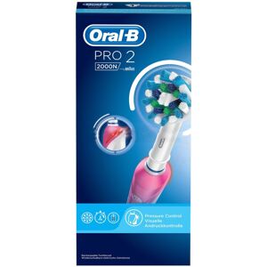 Oral-B Pro 2 2000W 3D White Electric Rechargeable Toothbrush, Pink with 2 Modes Oral-B Pro 2 2000W 3D White Electric Rechargeable Toothbrush, Pink with 2 Modes