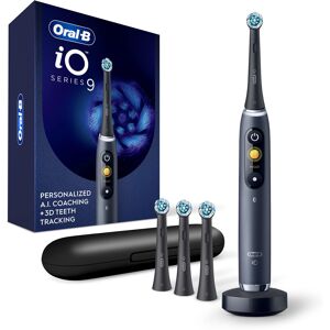 Oral-B OralB iO Series 9 Electric Toothbrush with 3 Replacement Brush Heads Black Onyx Oral-B OralB iO Series 9 Electric Toothbrush with 3 Replacement Brush Heads Black Onyx