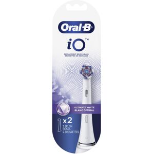 Oral-B iO Ultimate White Replacement Brush Heads White 2 Count Oral-B iO Ultimate White Replacement Brush Heads White 2 Count