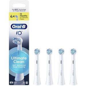 Brush Heads - ORAL-B - IO Ultimate Clean Refills - Pack of 4 - White Brush Heads - ORAL-B - IO Ultimate Clean Refills - Pack of 4 - White