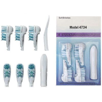 Unbranded 4 PCS/Set Multi-directional Electric Replacement Toothbrush Head for Oral B 3733 Unbranded 4 PCS/Set Multi-directional Electric Replacement Toothbrush Head for Oral B 3733