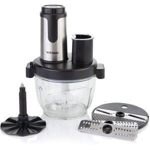 Vitinni Food Processor, 2L Capacity, Glass Bowl, Onion Chopper, Food Chopper, Sa Vitinni Food Processor, 2L Capacity, Glass Bowl, Onion Chopper, Food Chopper, Sa