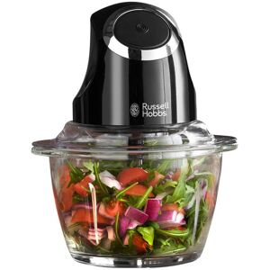 Russell Hobbs Desire Electric Fruit & Vegetable Mini Chopper, 1L glass bowl with Russell Hobbs Desire Electric Fruit & Vegetable Mini Chopper, 1L glass bowl with
