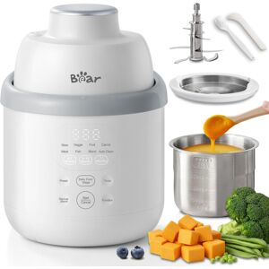 Bear NutriEase AllStage Stainless Steel Baby Food Blender, OneStep Food Processo Bear NutriEase AllStage Stainless Steel Baby Food Blender, OneStep Food Processo