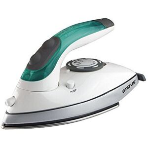 Status Tuscan Travel Iron Clothes Steam Iron 1100W Dual Voltage White/Green TUS Status Tuscan Travel Iron Clothes Steam Iron 1100W Dual Voltage White/Green TUS