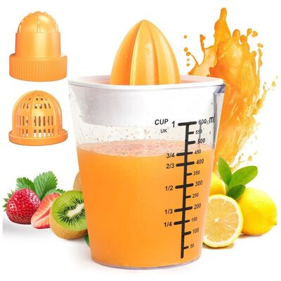 Unbranded Hand Juicer, 3-in-1 Multifunctional Manual Juicer, Lemon Squeezer, 600ML(20 Ounc Unbranded Hand Juicer, 3-in-1 Multifunctional Manual Juicer, Lemon Squeezer, 600ML(20 Ounc