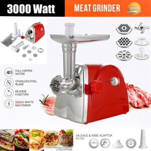 Unbranded 3000W Electric Meat Grinder Mincer Sausage Maker Filler Home Mincing Unbranded 3000W Electric Meat Grinder Mincer Sausage Maker Filler Home Mincing