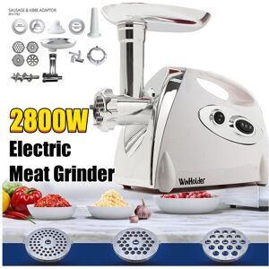 Unbranded 2800W Electric Meat Grinder Sausage Maker Filler Mincer Machine Unbranded 2800W Electric Meat Grinder Sausage Maker Filler Mincer Machine