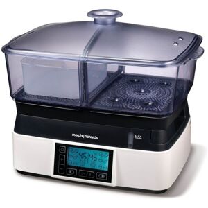Morphy Richards Intellisteam Compact Food Steamer 6L 48775 Digital Display White Morphy Richards Intellisteam Compact Food Steamer 6L 48775 Digital Display White