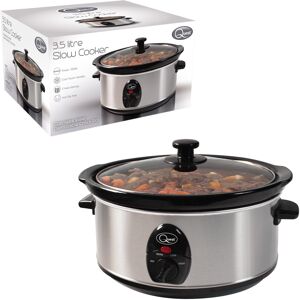 Garmin Quest 35270 3.5 Litre Stainless Steel Slow Cooker / 3 Heat Settings Garmin Quest 35270 3.5 Litre Stainless Steel Slow Cooker / 3 Heat Settings