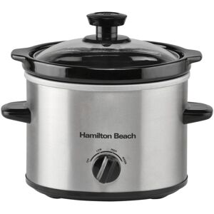 Hamilton Beach 'The Mighty Mini' 1.8L Silver Slow Cooker Hamilton Beach 'The Mighty Mini' 1.8L Silver Slow Cooker