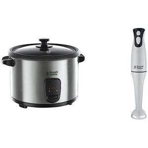 Russell Hobbs 19750 Rice Cooker and Steamer, 1.8 Litre, Silver & Hobbs Food Coll Russell Hobbs 19750 Rice Cooker and Steamer, 1.8 Litre, Silver & Hobbs Food Coll