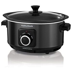 Morphy Richards 460012 Slow Cooker Sear and Stew, 3.5 Litre 163W, Black Morphy Richards 460012 Slow Cooker Sear and Stew, 3.5 Litre 163W, Black