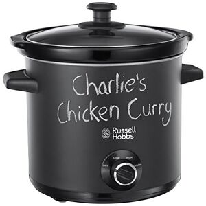 Russell Hobbs 24180 Chalkboard Slow Cooker, 3.5 L, Black Russell Hobbs 24180 Chalkboard Slow Cooker, 3.5 L, Black