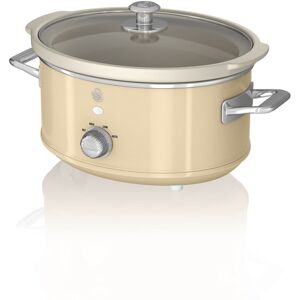 Swan SF17021CN Retro Slow Cooker with 3 Temperature Settings, Keep Warm Function Swan SF17021CN Retro Slow Cooker with 3 Temperature Settings, Keep Warm Function