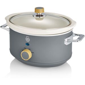 Swan SF17021GRYN Nordic Slow Cooker with 3 Temperature Settings, Keep Warm Funct Swan SF17021GRYN Nordic Slow Cooker with 3 Temperature Settings, Keep Warm Funct