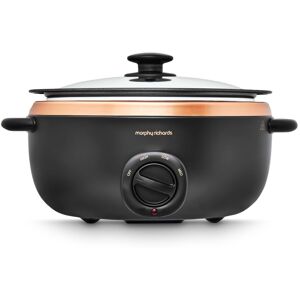 Morphy Richards 6.5L Sear and Stew Slow Cooker, Dishwasher Proof Non Stick Alumi Morphy Richards 6.5L Sear and Stew Slow Cooker, Dishwasher Proof Non Stick Alumi