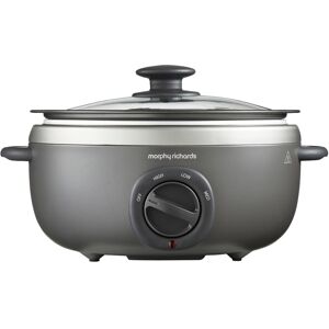 Morphy Richards 460022 Slow Cooker, Aluminium, 160 W, 3.5 liters, Titanium Morphy Richards 460022 Slow Cooker, Aluminium, 160 W, 3.5 liters, Titanium