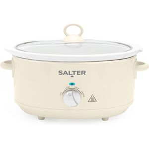 Salter Retro 6.5L Slow Cooker ? 3 Heat Settings & Keep Warm, Dishwasher Safe Cer Salter Retro 6.5L Slow Cooker ? 3 Heat Settings & Keep Warm, Dishwasher Safe Cer