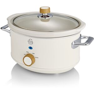 Swan SF17021WHTN Nordic Slow Cooker with 3 Temperature Settings, Keep Warm Funct Swan SF17021WHTN Nordic Slow Cooker with 3 Temperature Settings, Keep Warm Funct