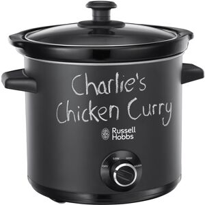Russell Hobbs Chalkboard 3.5L Electric Slow Cooker - Cooks upto 4 portions, 3 he Russell Hobbs Chalkboard 3.5L Electric Slow Cooker - Cooks upto 4 portions, 3 he