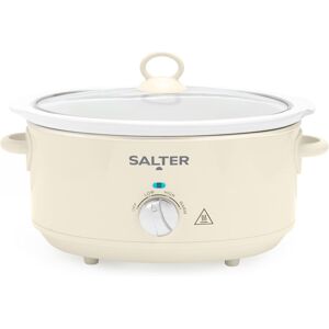 Salter Retro 6.5L Slow Cooker 3 Heat Settings & Keep Warm, Dishwasher Safe Ceram Salter Retro 6.5L Slow Cooker 3 Heat Settings & Keep Warm, Dishwasher Safe Ceram