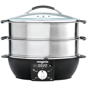 Magimix Multifunctional Food Steamer 2 Tiers & Removeable Base 12.2L Capacit Magimix Multifunctional Food Steamer 2 Tiers & Removeable Base 12.2L Capacit