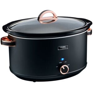 Cooks Professional 8L Slow Cooker Black / Rose Gold Cooks Professional 8L Slow Cooker Black / Rose Gold