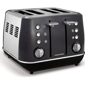 MORPHY RICHARDS Evoke One 4-Slice Toaster - Black, Black MORPHY RICHARDS Evoke One 4-Slice Toaster - Black, Black